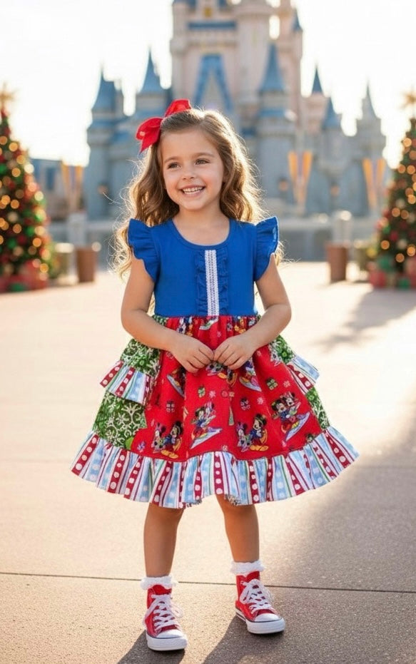 Disney Christmas Platinum Party style dress