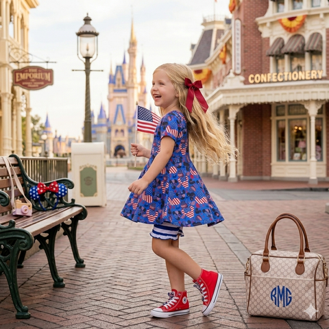 Disney Patriotic twirl dress