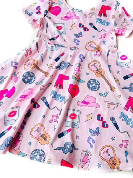 DOORBUSTER Pink Tour Twirl dress