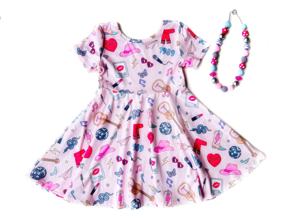 DOORBUSTER Pink Tour Twirl dress