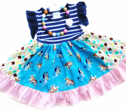 Bluey & Bingo dress