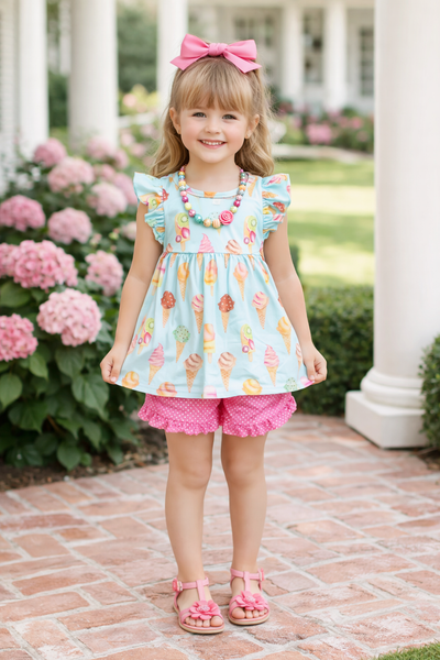 Ice Cream Parlor tunic & shorts