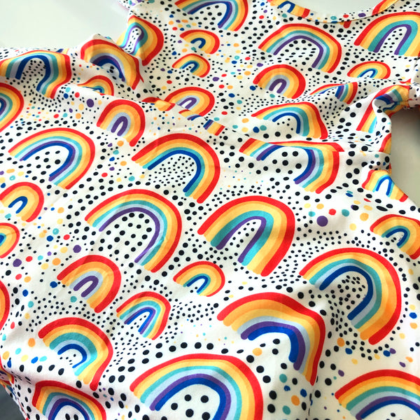 Vibrant Rainbow twirl