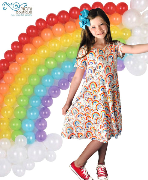 Vibrant Rainbow twirl