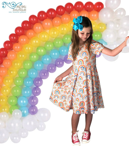 Vibrant Rainbow twirl