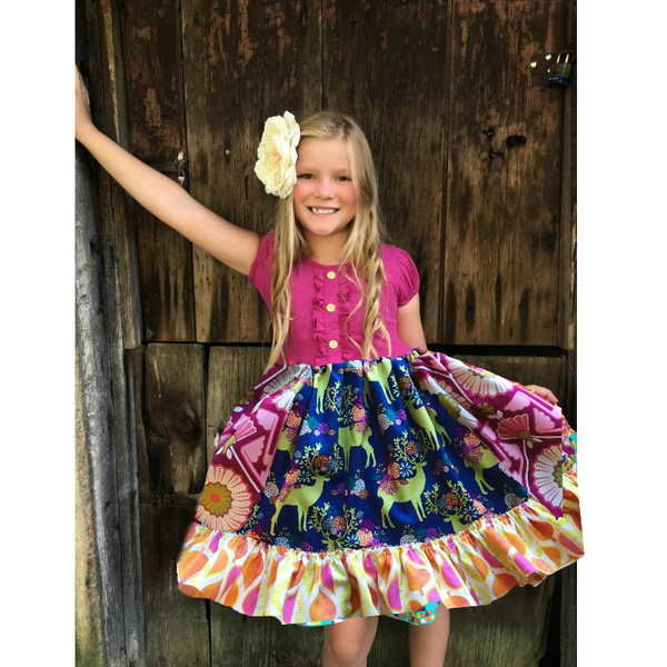 girls fall portrait dress