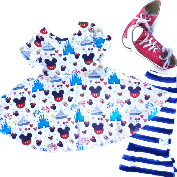 Main Street USA twirl dress