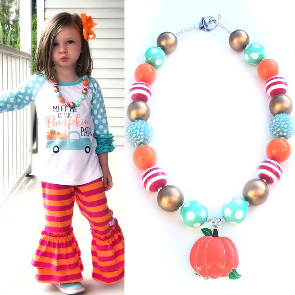 Meet me at the pumpkin patch top & ruffle bottoms