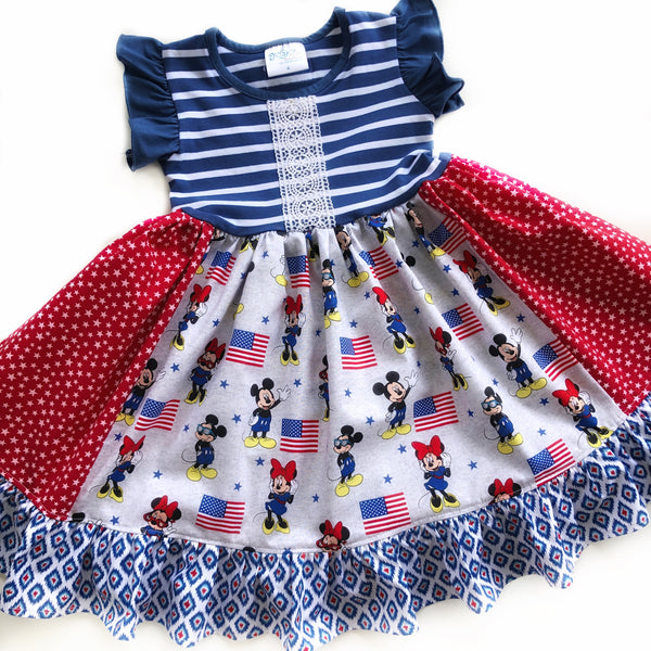 Main Street Patriotic dress