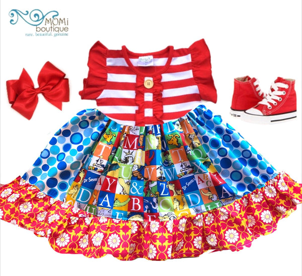 Alphabet Seuss dress