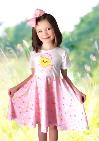 Springtime Chick twirl dress