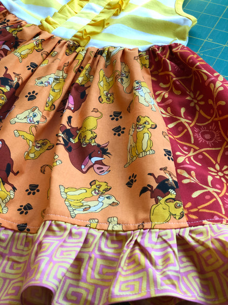 Lion King Animal Kingdom dress