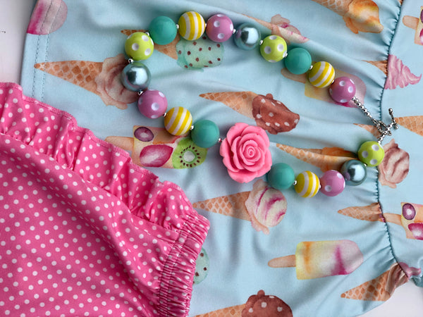 Ice Cream Parlor tunic & shorts