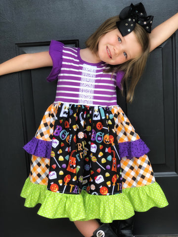 Trick or Treat Platinum Party style dress