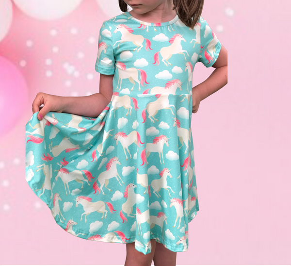 Unicorn twirl dress