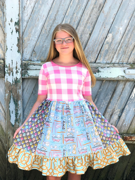 sz 12 Plaid School Day dress