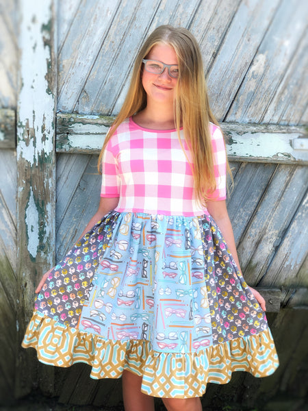 Plaid School Day dress