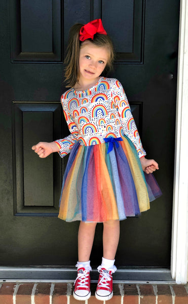 Rainbow Dreamer dress Sz 12mo, 18mo, 2