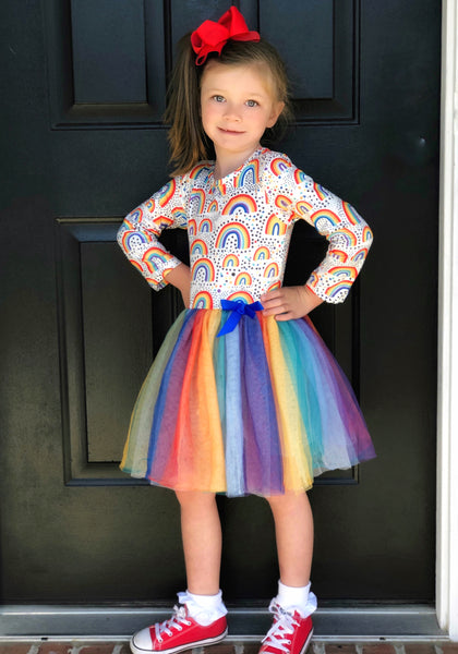 Rainbow Dreamer dress Sz 12mo, 18mo, 2