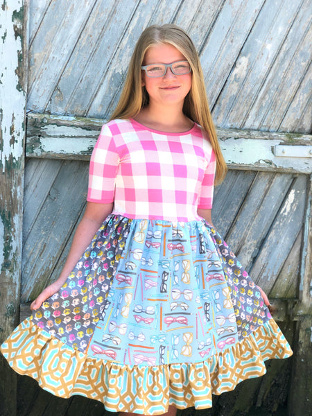 Plaid School Day dress