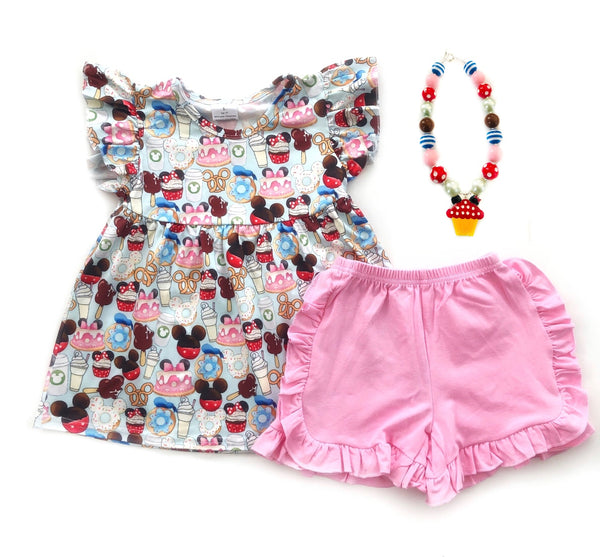 Magical treats tunic & shorts