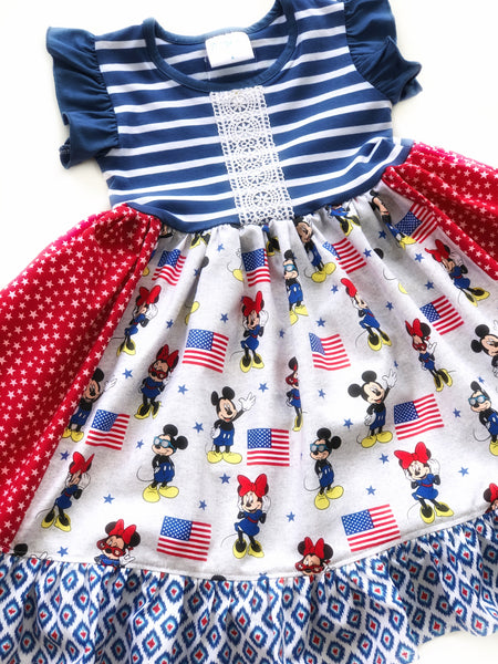 Main Street Patriotic dress