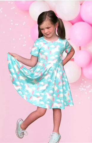 Unicorn twirl dress