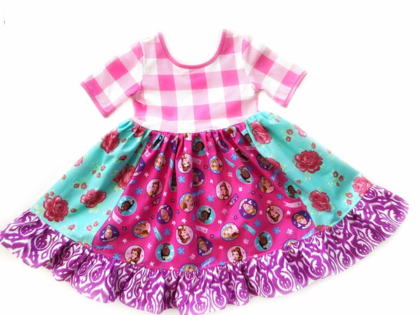 Plaid Princess dress