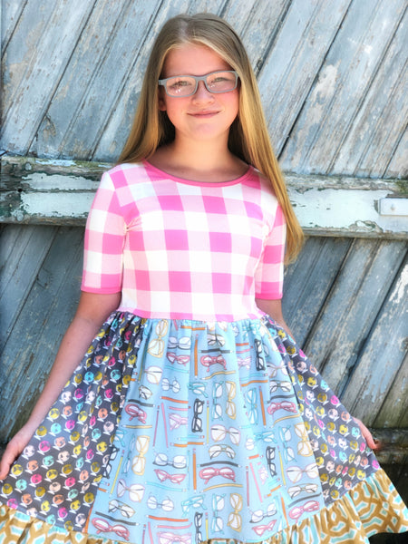 Plaid School Day dress