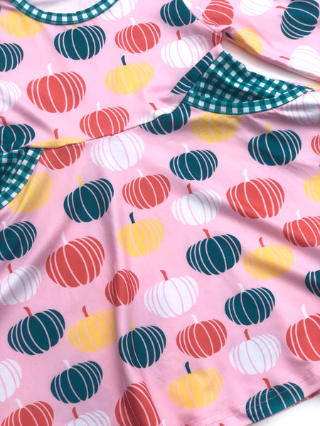 Pink Pumpkin Patch pocket dress