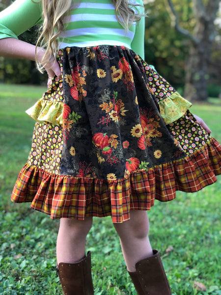 pumpkin dress for girls