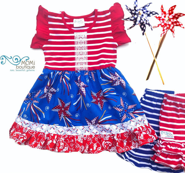 Patriotic Pinwheel Parade design