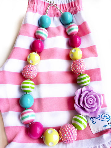 Pink & Preppy necklace